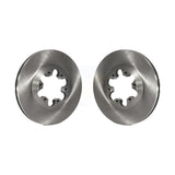 Front Disc Brake Rotors Pair For Chevrolet Colorado GMC Canyon Isuzu i-290 i-280 i-370 i-350 K8-100084