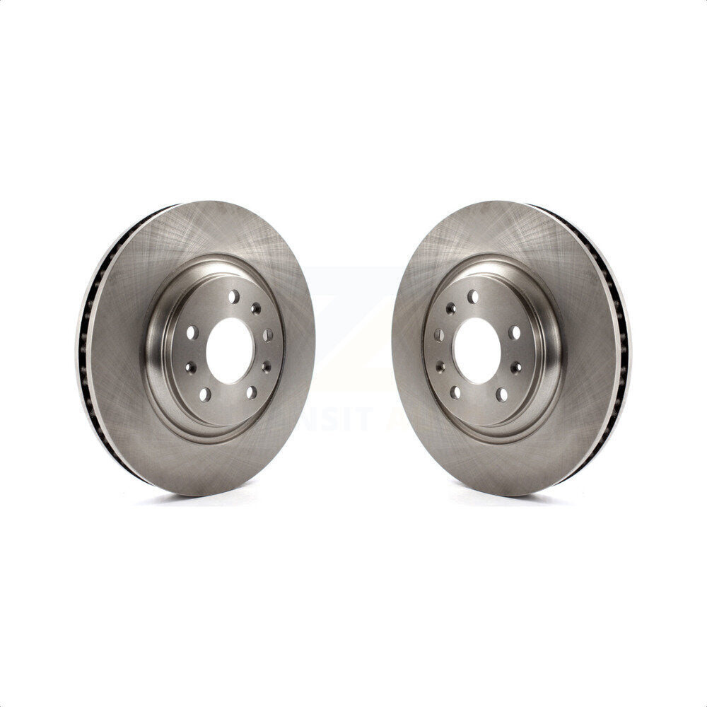 Front Disc Brake Rotors Pair For Cadillac CTS STS Pontiac Bonneville K8-100088