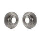 Front Disc Brake Rotors Pair For Hummer H3 H3T K8-100092