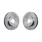 Front Disc Brake Rotors Pair For Chevrolet Cobalt Pontiac G5 K8-100101