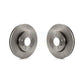 Front Disc Brake Rotors Pair For Chevrolet Equinox Saturn Vue Captiva Sport Pontiac Torrent Suzuki XL-7 K8-100102