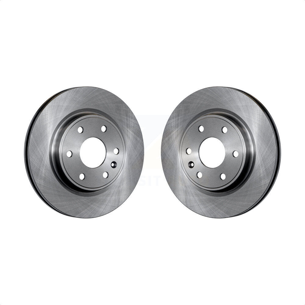 Front Disc Brake Rotors Pair For Chevrolet Traverse GMC Acadia Buick Enclave Saturn Outlook Limited K8-100104