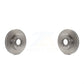 Front Disc Brake Rotors Pair For 2009-2011 Cadillac STS With 316mm Diameter Rotor Performance Brakes or Base K8-100109