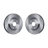 Front Disc Brake Rotors Pair For Chevrolet Equinox GMC Terrain Malibu Camaro Buick Impala LaCrosse Regal Limited Corvette Allure K8-100112