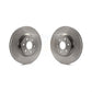 Front Disc Brake Rotors Pair For Cadillac SRX Saab 9-4X K8-100114