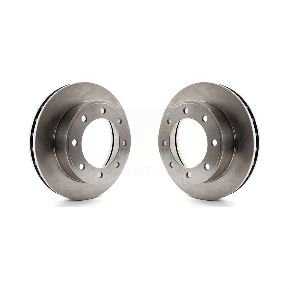 Front Disc Brake Rotors Pair For Ford F-250 Super Duty F-350 Excursion F-450 F-550 K8-100147