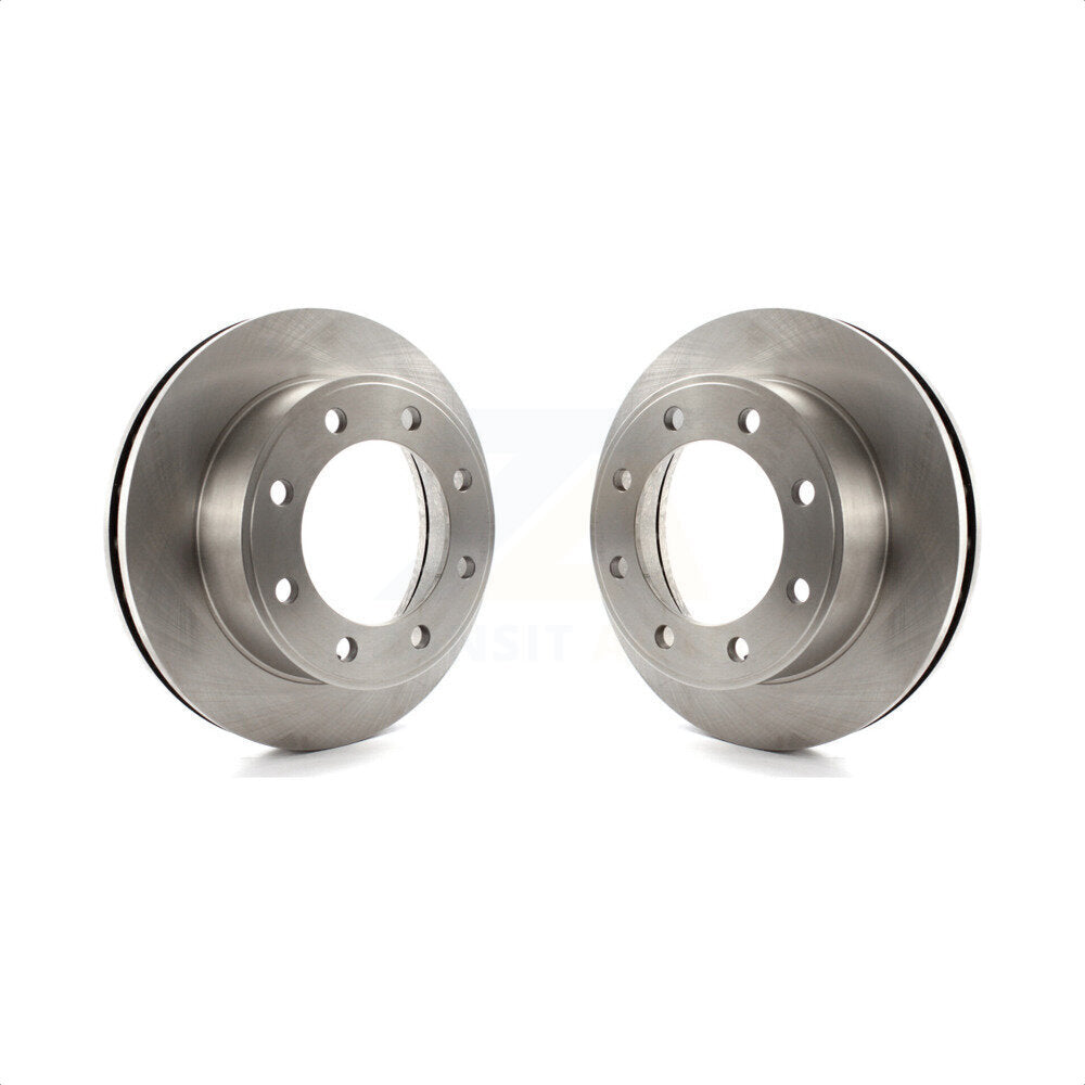 Front Disc Brake Rotors Pair For Ford F-250 Super Duty F-350 Excursion F-550 F-450 K8-100153