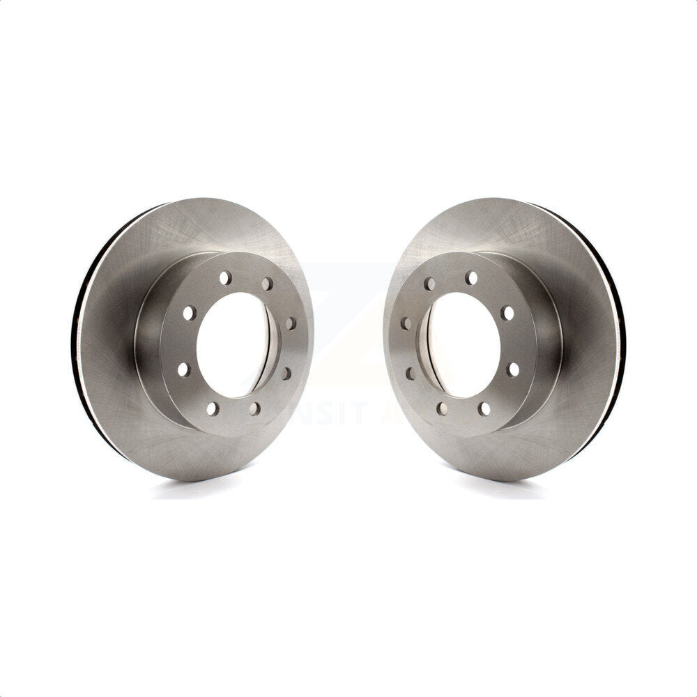 Front Disc Brake Rotors Pair For Ford F-250 Super Duty F-350 E-550 F-450 F-550 Econoline K8-100154