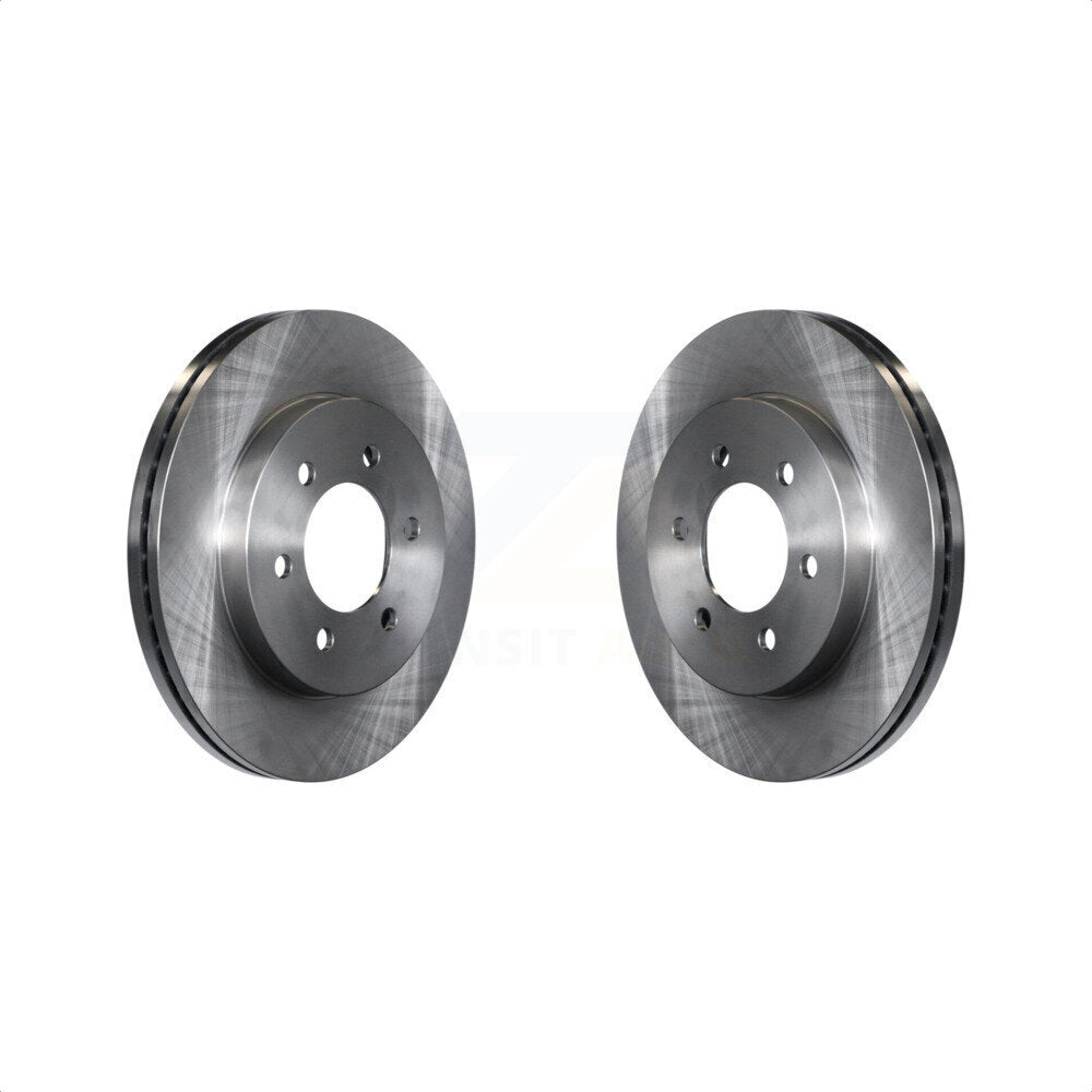 Front Disc Brake Rotors Pair For Ford F-150 Lincoln Mark LT With 6 Lug Wheels 4WD K8-100162