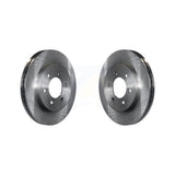 Front Disc Brake Rotors Pair For Ford F-150 Lincoln Mark LT With 6 Lug Wheels 4WD K8-100162