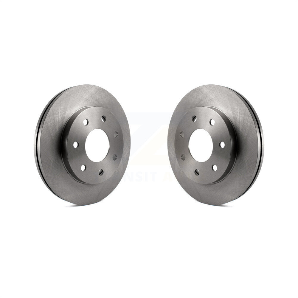 Front Disc Brake Rotors Pair For Ford F-150 Lincoln Mark LT 4WD K8-100163