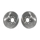 Front Disc Brake Rotors Pair For 2004-2007 Ford Freestar Mercury Monterey K8-100164