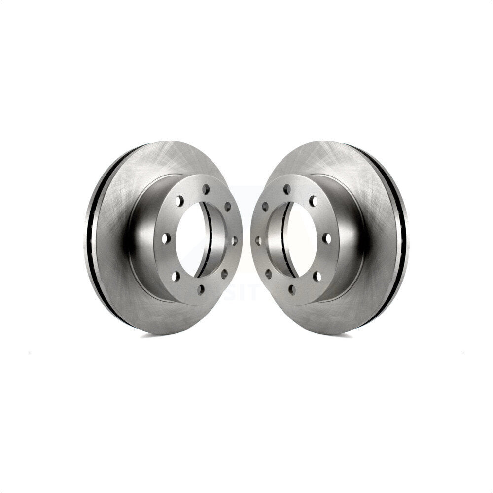 Front Disc Brake Rotors Pair For Ford F-250 Super Duty F-350 F-450 K8-100166