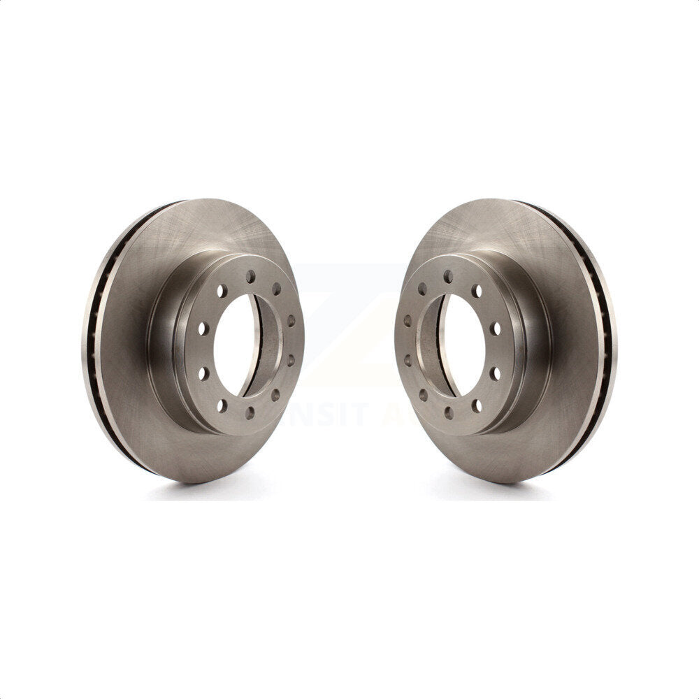 Front Disc Brake Rotors Pair For Ford F-350 Super Duty F-250 F-450 F-550 International CF500 CF600 K8-100168
