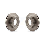 Front Disc Brake Rotors Pair For Ford F-350 Super Duty F-250 F-450 F-550 International CF500 CF600 K8-100168