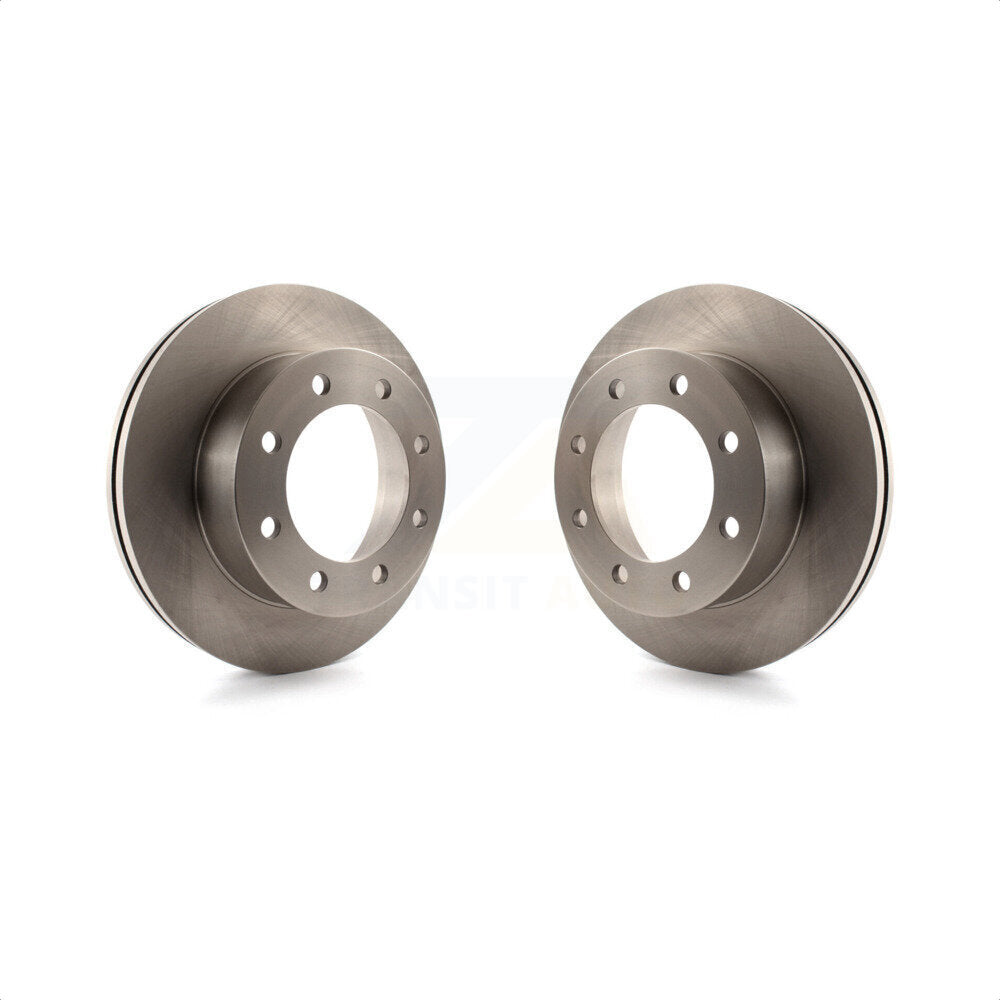 Front Disc Brake Rotors Pair For Ford F-350 Super Duty F-450 K8-100172