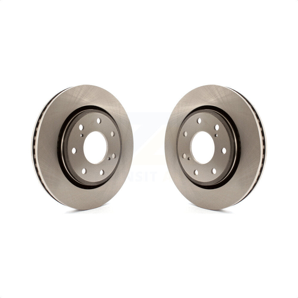 Front Disc Brake Rotors Pair For 2010-2014 Ford F-150 With 7 Lug Wheels K8-100186