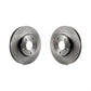 Front Disc Brake Rotors Pair For Ford Focus C-Max K8-100189