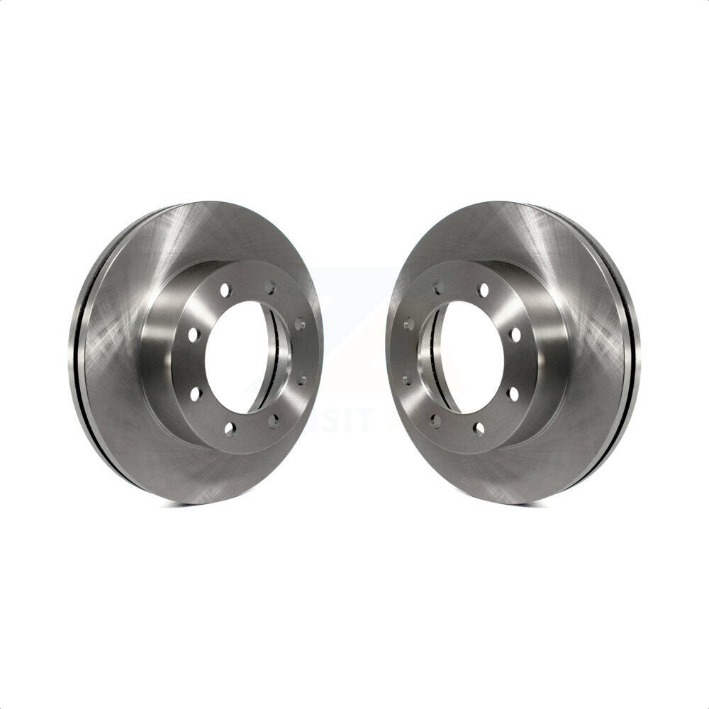 Front Disc Brake Rotors Pair For Ford F-250 Super Duty F-350 F-450 K8-100193