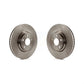 Front Disc Brake Rotors Pair For Ford Edge Lincoln Continental Police Responder Hybrid SSV Plug-In K8-100196