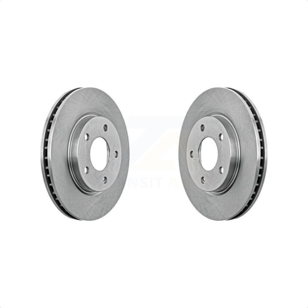 Front Disc Brake Rotors Pair For Dodge Caliber Mitsubishi Lancer K8-100236