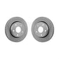 Front Disc Brake Rotors Pair For Jeep Wrangler JK K8-100238