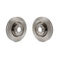 Front Disc Brake Rotors Pair For 2014-2020 Fiat 500L K8-100254