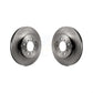 Front Disc Brake Rotors Pair For Honda Civic Fit Acura Integra Insight del Sol EL K8-100264
