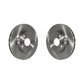 Front Disc Brake Rotors Pair For Toyota Corolla Prizm Chevrolet Geo Prius K8-100277