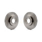 Front Disc Brake Rotors Pair For Saturn Saab L200 9-5 9-3 L300 LS1 L100 LW200 LS2 900 LW300 LW2 LW1 LS K8-100300