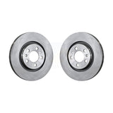 Front Disc Brake Rotors Pair For Volkswagen Jetta Beetle Golf City K8-100302