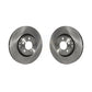 Front Disc Brake Rotors Pair For Volvo S60 V70 XC70 S80 K8-100333