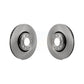 Front Disc Brake Rotors Pair For Saab 9-5 9-3 Saturn Astra K8-100334