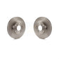 Front Disc Brake Rotors Pair For 2002-2004 Honda CR-V K8-100337
