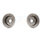 Front Disc Brake Rotors Pair For Kia Spectra Sephia K8-100340