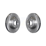 Front Disc Brake Rotors Pair For BMW 750Li 745Li 750i 745i 760Li 760i K8-100354