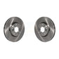 Front Disc Brake Rotors Pair For 2004-2005 Acura TL Automatic transmission K8-100368