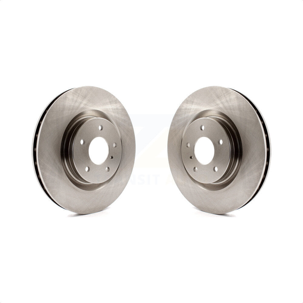 Front Disc Brake Rotors Pair For Nissan 350Z Infiniti G35 INFINITI With Brembo Brakes K8-100374