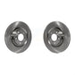 Front Disc Brake Rotors Pair For Mazda RX-8 K8-100383