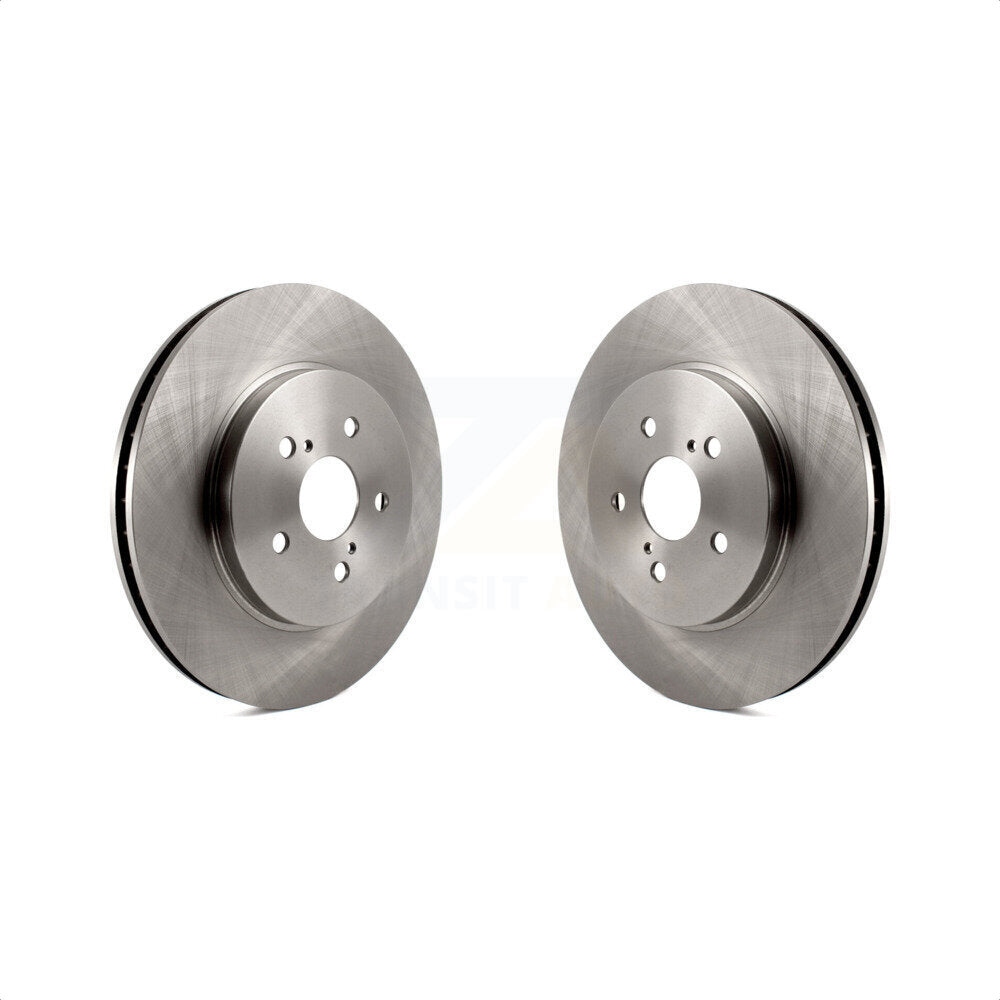 Front Disc Brake Rotors Pair For Lexus Toyota Highlander RX350 RX330 RX400h K8-100396