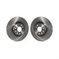 Front Disc Brake Rotors Pair For Volkswagen Jetta Passat Audi Tiguan GTI Beetle CC A3 Q3 Eos Quattro Golf Alltrack TT Sportback e-tron Limited Taos K8-100407