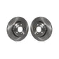 Front Disc Brake Rotors Pair For 2004-2010 BMW X3 K8-100411