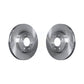 Front Disc Brake Rotors Pair For Hyundai Accent Kia Rio Rio5 K8-100416