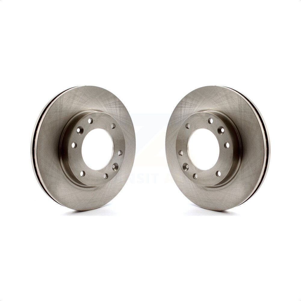 Front Disc Brake Rotors Pair For Kia Sedona Hyundai Entourage K8-100421