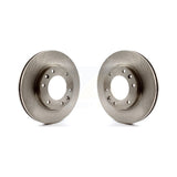 Front Disc Brake Rotors Pair For Kia Sedona Hyundai Entourage K8-100421