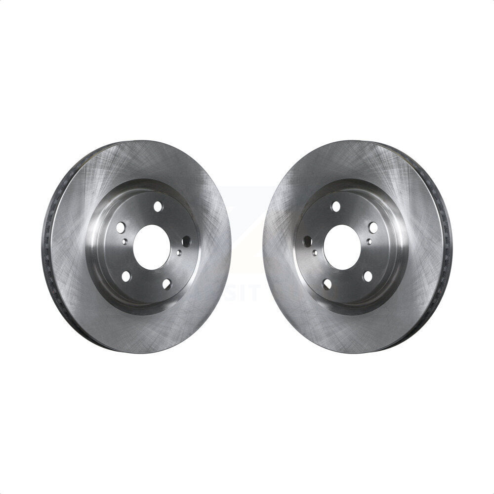 Front Disc Brake Rotors Pair For Toyota Camry RAV4 Lexus ES350 Avalon Scion tC Matrix ES300h Pontiac Vibe Corolla iM Mirai K8-100423