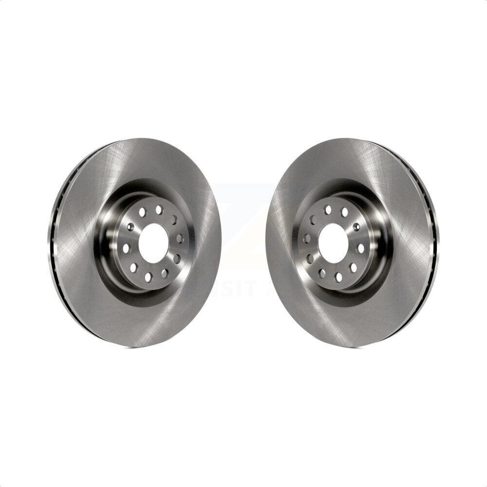 Front Disc Brake Rotors Pair For Volkswagen Passat CC Golf GTI R R32 Audi A3 Quattro K8-100424