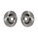 Front Disc Brake Rotors Pair For Volkswagen Passat CC Golf GTI R R32 Audi A3 Quattro K8-100424