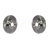 Front Disc Brake Rotors Pair For Toyota Yaris Prius C Scion iQ K8-100427