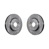 Front Disc Brake Rotors Pair For Honda CR-V Acura RDX Crosstour Accord K8-100436